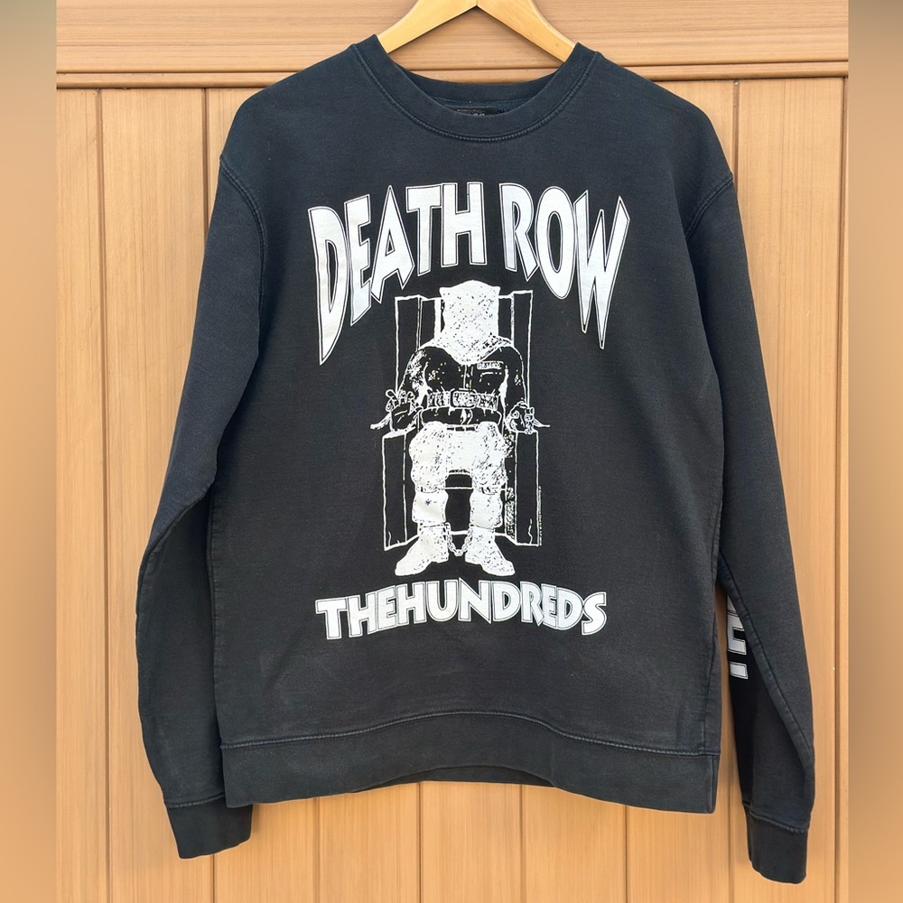 THE HUNDREDS Death Row Collab Black size Large